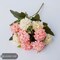 Mini Silk Hydrangea Artificial Flowers – 1 Bouquet with 10 Heads – Fake Flower Bundle for Wedding Centerpieces, Party & Home Decoration